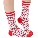 Living Royal SOCKS-CHERRY BAMBOO CREW WMNS