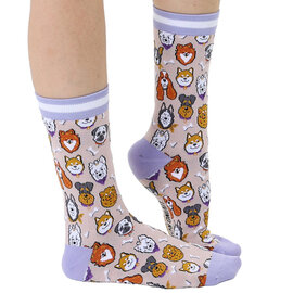 Living Royal SOCKS-DOG BAMBOO CREW WMNS