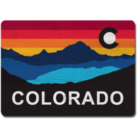 LEGACY Magnet - Horizon Blue Mountain Colorado Wood