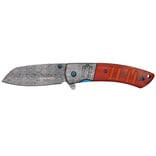 PAWNEE BILL'S KNIFE-ETCHED/WD HNDL 8"