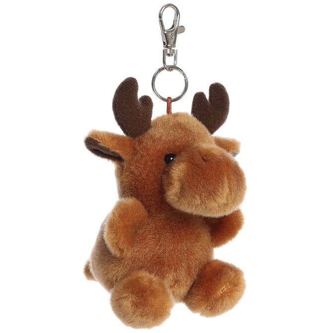 CLIP ON-CINNAMON MOOSE 4"