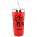 American Gift Corp TMBLR-MNT SCN CO SS 20OZ ASST