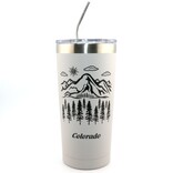 American Gift Corp TMBLR-MNT SCN CO SS 20OZ ASST