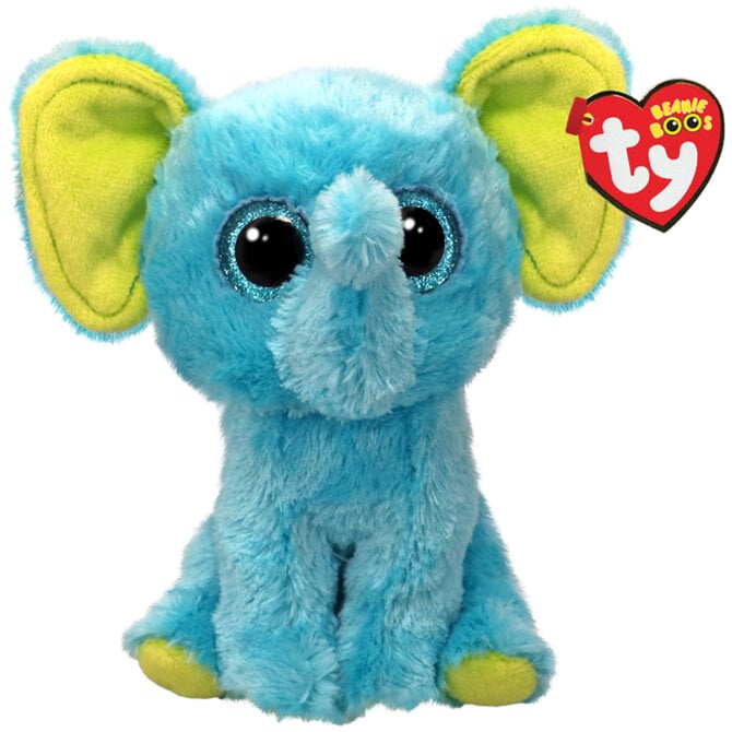 Ty TRUNKLES-ELEPHANT BLUE/GRN