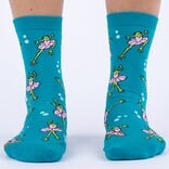 Sock It To Me CREW-BALLET FROGS WMNS