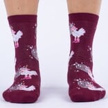 Sock It To Me CREW-DISCO CHICKEN WMNS