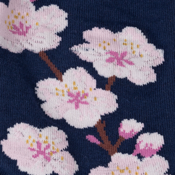 Sock It To Me CREW-CHERRY BLOSSOMS WMNS