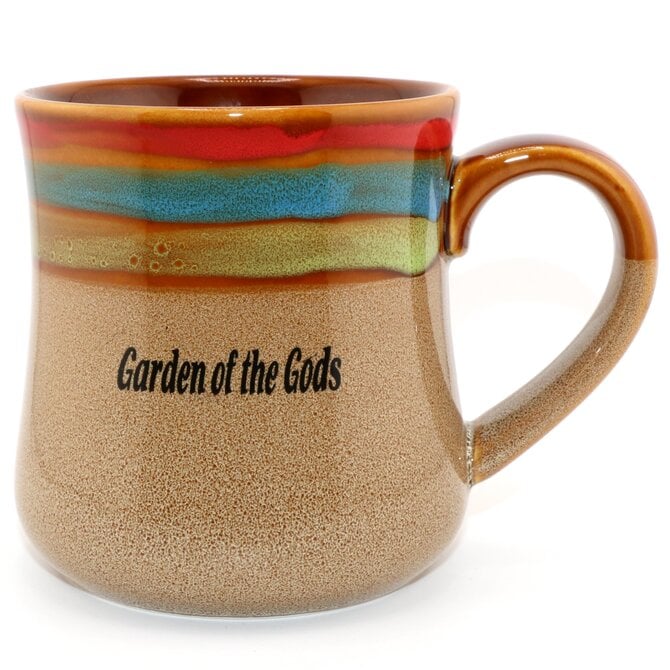 American Gift Corp MUG-COLOR W/ STRIPES GOG 16OZ ASST