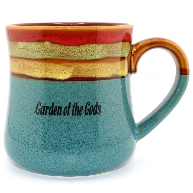 American Gift Corp MUG-COLOR W/ STRIPES GOG 16OZ ASST
