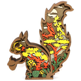 WILUSZ WAY SQUIRREL-FOREST SCENE CO