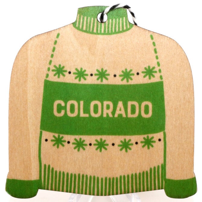 ROCK SCISSOR PAPER ORN-SWEATER GREEN COLORADO