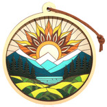WILUSZ WAY ORNAMENT-MAJESTIC SUN MNTS/TREES