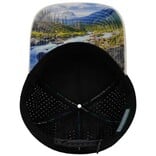 HEARTBEAT BRAND CAP-CRM/BLK CORDUROY MTNHB LASER MESH