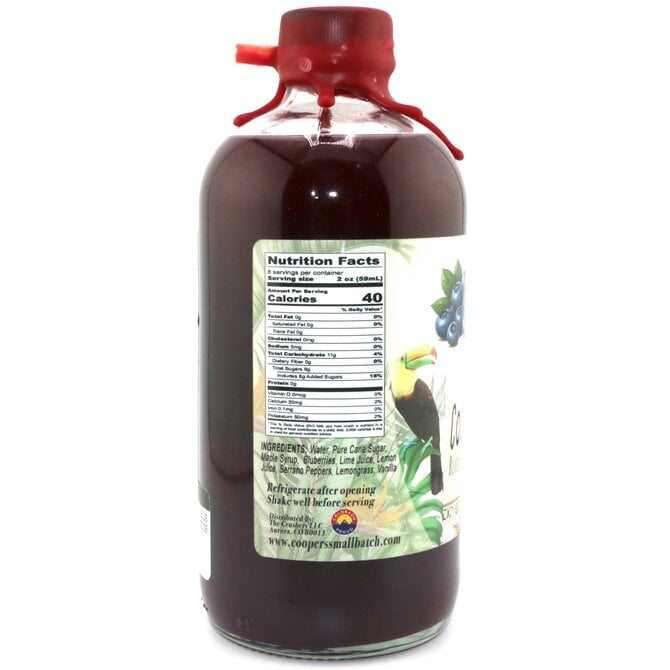 Coopers Small Batch COCKTAIL MIXER-BLUEBERRY/LEMONGRASS/SERRANO 16OZ/26
