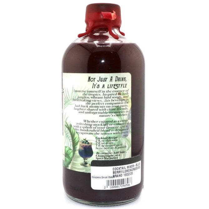 Coopers Small Batch COCKTAIL MIXER-BLUEBERRY/LEMONGRASS/SERRANO 16OZ/26