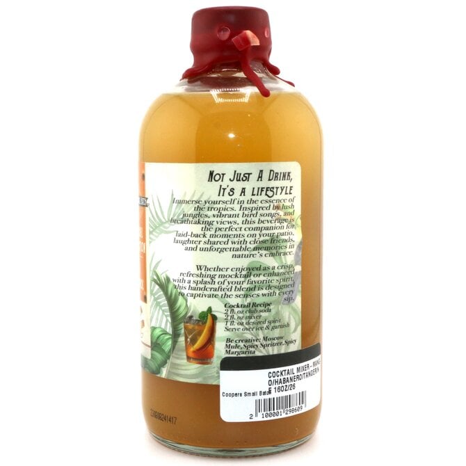 Coopers Small Batch COCKTAIL MIXER-MANGO/HABANERO/TANGERINE 16OZ/26