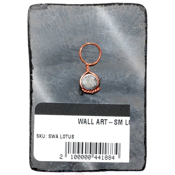Raku Pottery Works Wall Art- Small Lotus