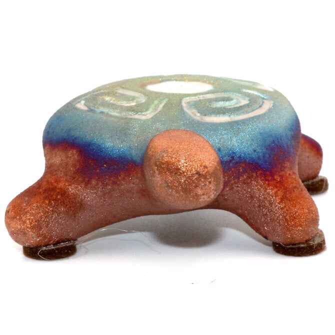 Raku Pottery Works Turtle-Mini