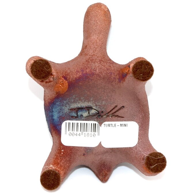 Raku Pottery Works Turtle-Mini