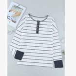 Lovesoft Top-Waffle Knit Colorblock