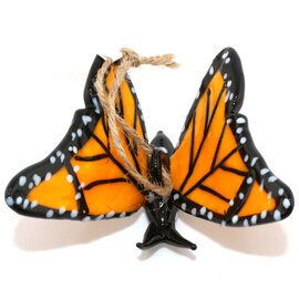 Art Studio Co ORN-MONARCH BFLY GLS