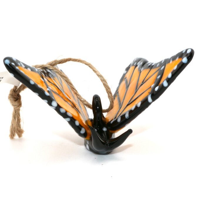 Art Studio Co ORN-MONARCH BFLY GLS