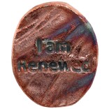 Raku Pottery Works MEDALLION-BUTTERFLY