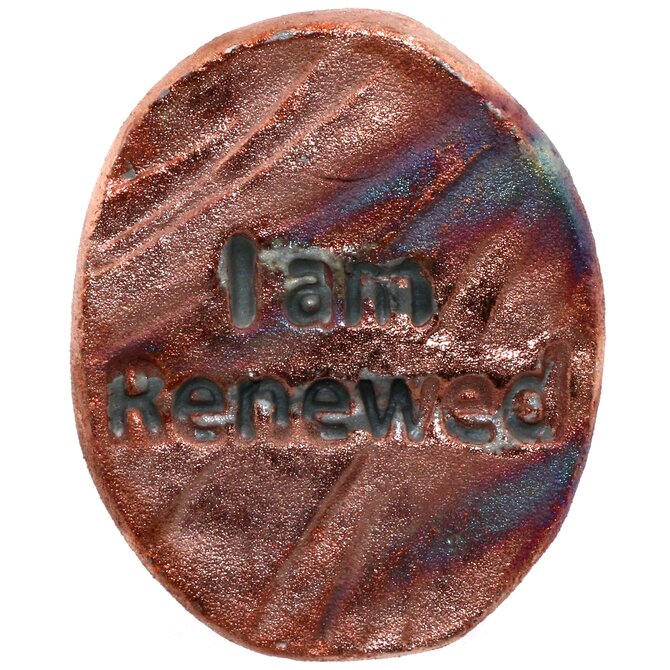 Raku Pottery Works MEDALLION-BUTTERFLY