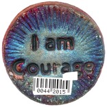 Raku Pottery Works MEDALLION-WINGED HEART