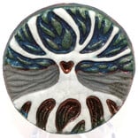 Raku Pottery Works MEDALLION-TREE OF LIFE
