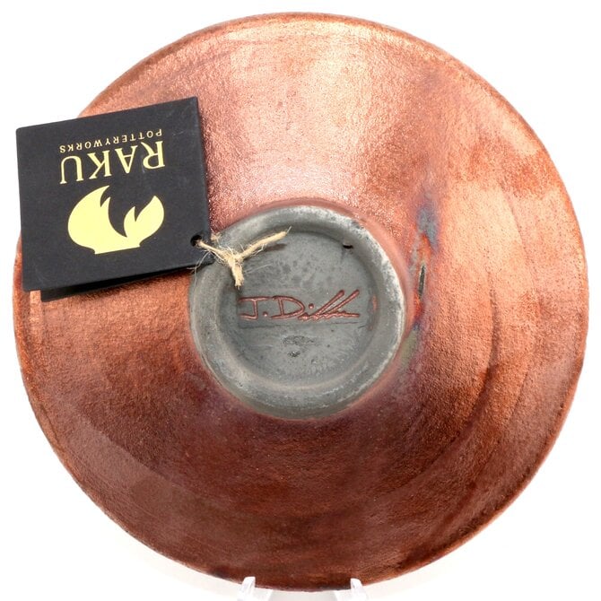 Raku Pottery Works PLATE-SM TREE OF LIFE