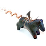 Raku Pottery Works HORSE-SPIRIT COPPER MANE/TQ 6"
