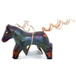 Raku Pottery Works HORSE-SPIRIT COPPER MANE/TQ 6"