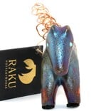 Raku Pottery Works HORSE-SPIRIT COPPER MANE/TQ 6"