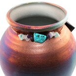 Raku Pottery Works JAR-MD SPIRIT W/ COPPER TQ