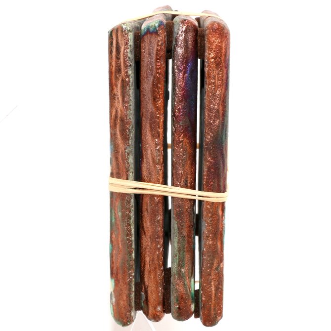 Raku Pottery Works COASTER SET-MOUNTAIN PACK S/4