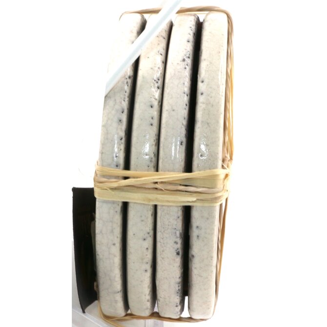 Raku Pottery Works COASTER SET-FIR TREES S/4