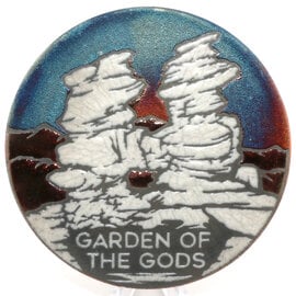 Raku Pottery Works COASTER-SIAMESE TWINS/GOG