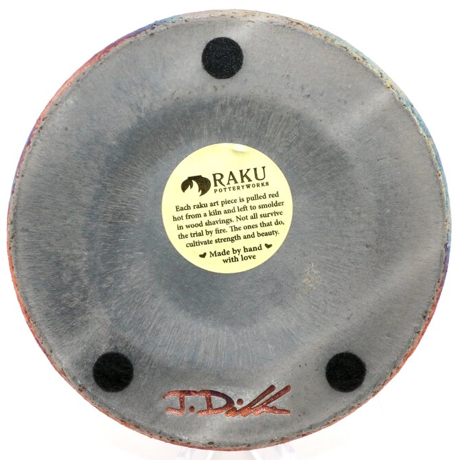 Raku Pottery Works COASTER-SIAMESE TWINS/GOG