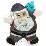 Raku Pottery Works ORN-SANTA CLAUS