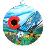 ART FOR THE YOUNG AT HEART ORN-WILDFLOWER CO ACRYLIC 3D