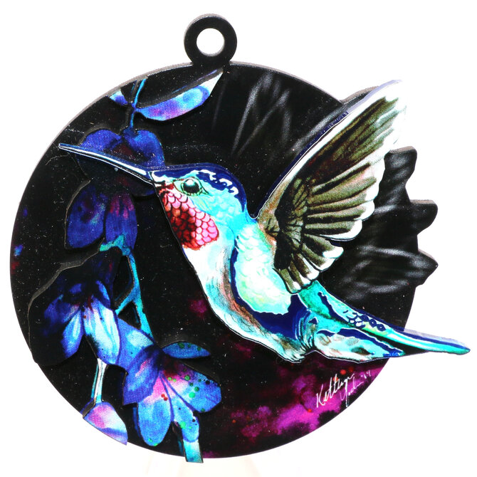 ART FOR THE YOUNG AT HEART ORN-HUMMER ACRYLIC 3D