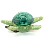 Raku Pottery Works Sea Turtle-Green Large