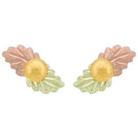 Stamper Jewelry Earring-Gold/CZ Stud