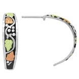 Stamper Jewelry E-10K GLD LEAVES/SS HOOP