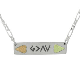 Stamper Jewelry Necklace-Bar w/Leaves