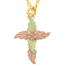Stamper Jewelry Necklace-Cross/Gold