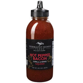 TERRAPIN RIDGE FARMS WING SAUCE-HOT PEPPER BACON 16 OZ