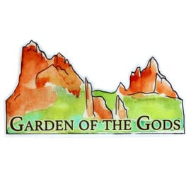 HOLLY SAGE ART STICKER-Garden of the Gods Rocks