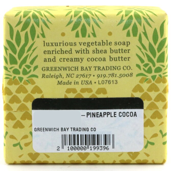 GREENWICH BAY TRADING CO SOAP-PINEAPPLE COCOA 6OZ